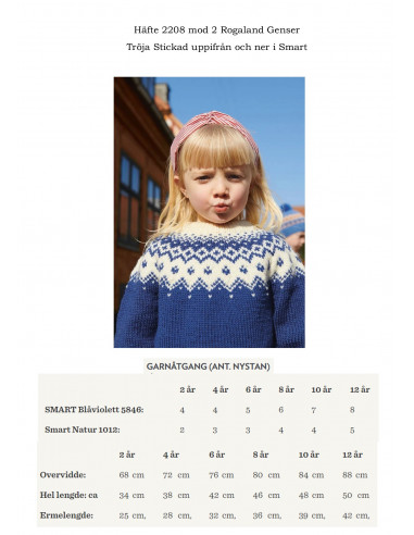 Mönsterhäfte 2208 Svensk text