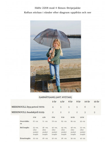 Mönsterhäfte 2208 Svensk text