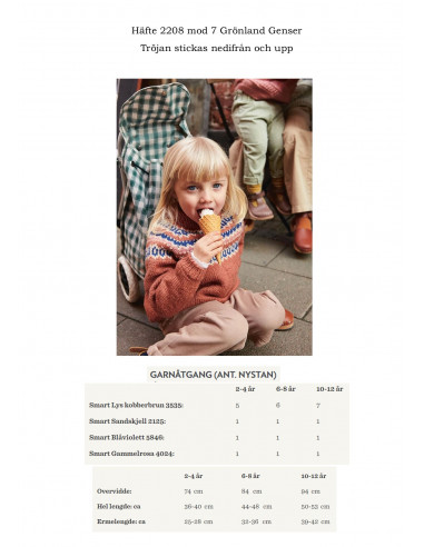 Mönsterhäfte 2208 Svensk text