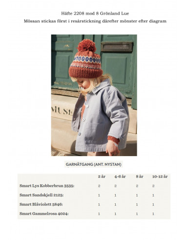 Mönsterhäfte 2208 Svensk text