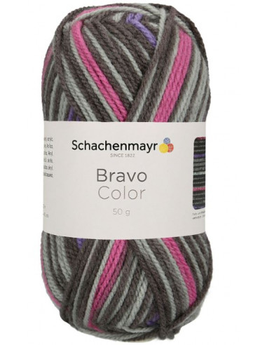 Bravo 2107 Color Grå/Rosa/Lila Print