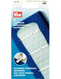 Resår för sänglakan 3-pack vit