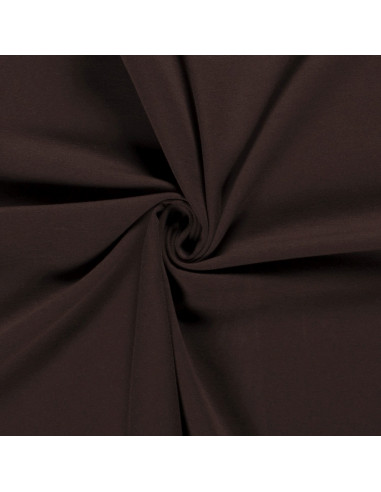 Jerseytyg French Terry Flossad Brun