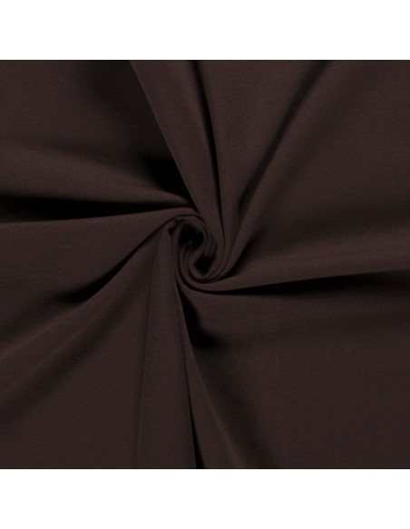 Jerseytyg French Terry Flossad Brun