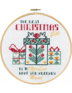 Jultavla "The best christmas.." 20cm