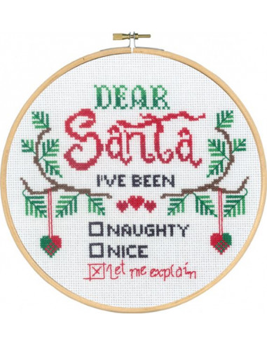 Jultavla "Dear Santa.." 20cm