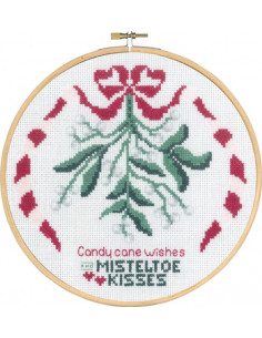 Jultavla "Candy Cane wishes.." 20cm