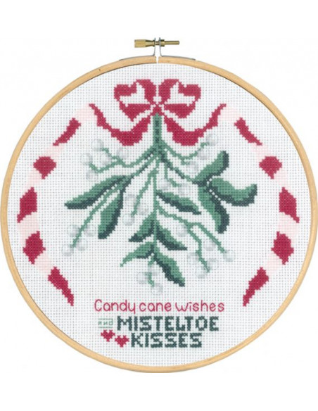 Jultavla "Candy Cane wishes.." 20cm