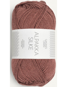 Alpakka Silke 4043 Plommonrosa