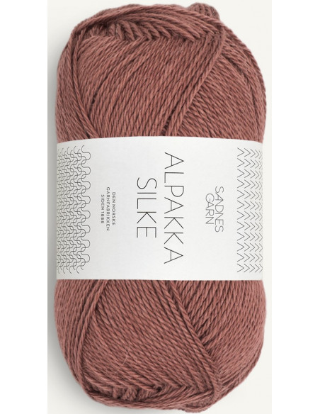 Alpakka Silke 4043 Plommonrosa