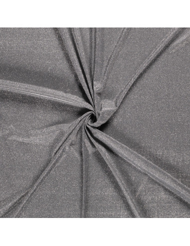 Tyg Jersey Lurex Mörkgrå/silver
