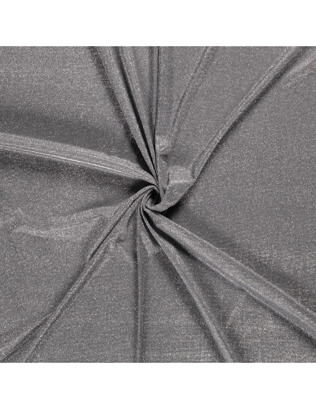 Tyg Jersey Lurex Mörkgrå/silver