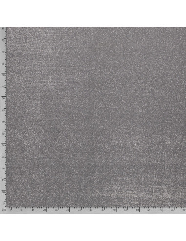 Tyg Jersey Lurex Mörkgrå/silver