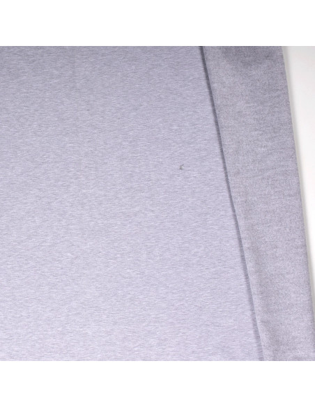 Jerseytyg French terry flossad ljusgrå melange