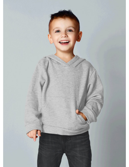 Jerseytyg French terry flossad ljusgrå melange