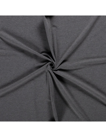 Jerseytyg french terry flossad grå melange