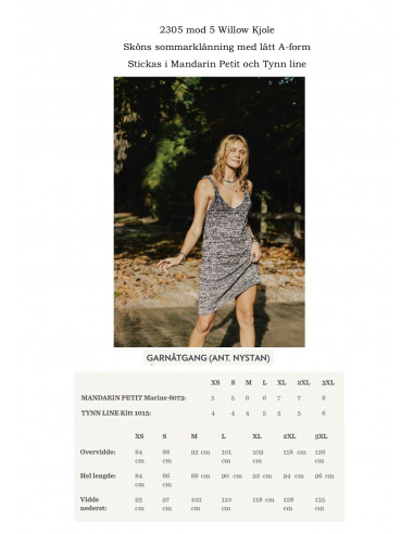 Mönsterhäfte 2305 Sommer Dame Svensk Text