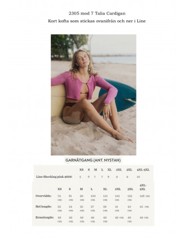 Mönsterhäfte 2305 Sommer Dame Svensk Text