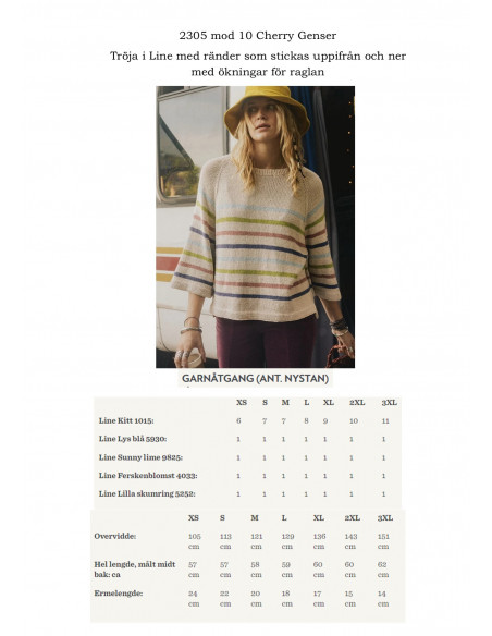 Mönsterhäfte 2305 Sommer Dame Svensk Text