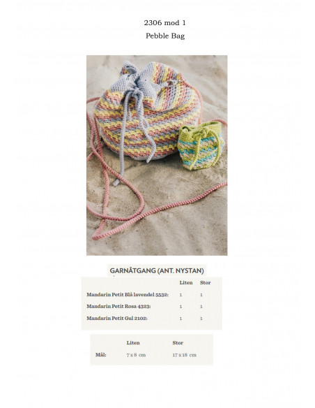 Mönsterhäfte 2306 Sommer Barn Svensk text