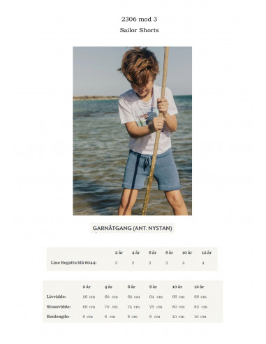 Mönsterhäfte 2306 Sommer Barn Svensk text