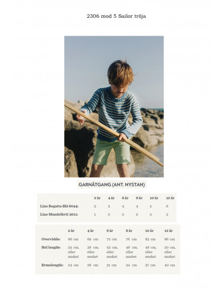 Mönsterhäfte 2306 Sommer Barn Svensk text