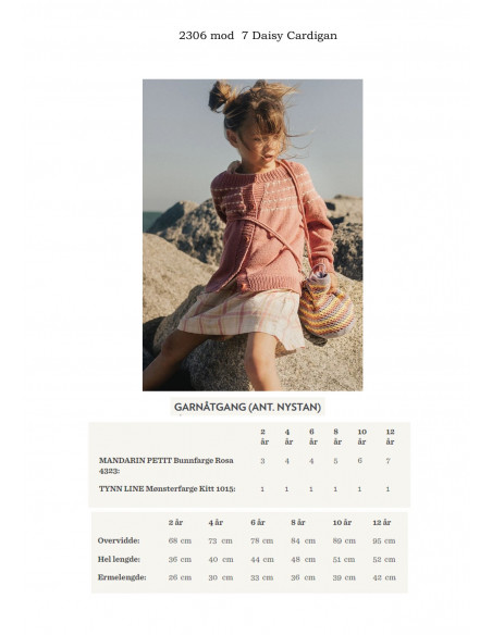 Mönsterhäfte 2306 Sommer Barn Svensk text