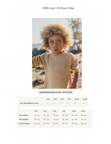 Mönsterhäfte 2306 Sommer Barn Svensk text