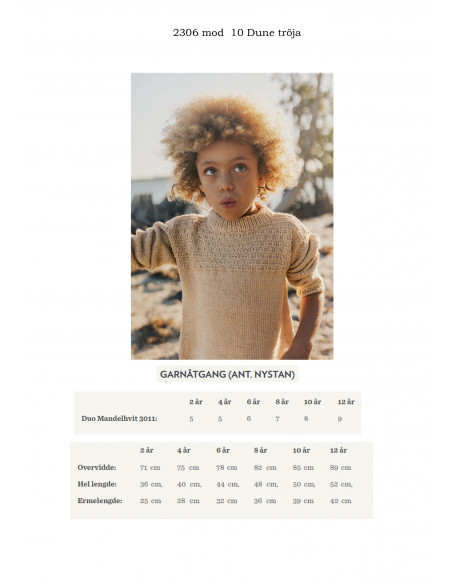 Mönsterhäfte 2306 Sommer Barn Svensk text