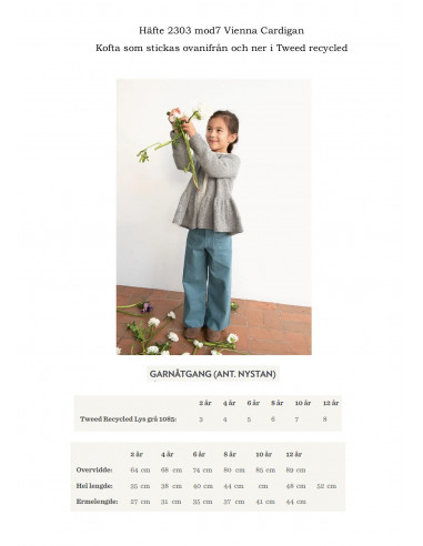 Mönsterhäfte 2303 Mykt til barna Svensk text