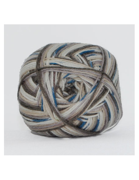 Aloe Sockwool 10 Brun/Beige/petrol