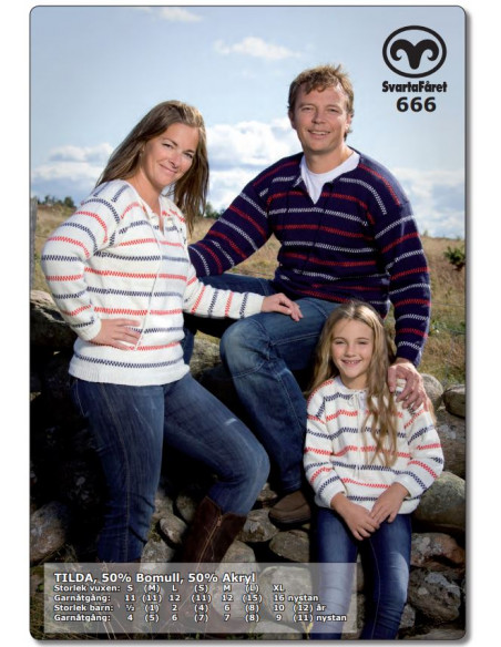 Stickbeskrivning 666 Tilda