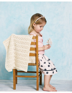 Stickbeskrivning 893427 Esther filt