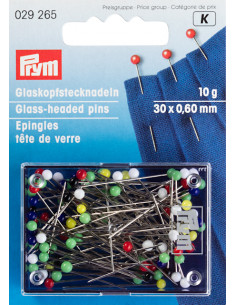 Nålar glashuvud 30 x 0,60mm