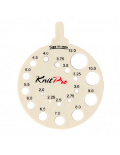 Knitpro Stickmätare Vit