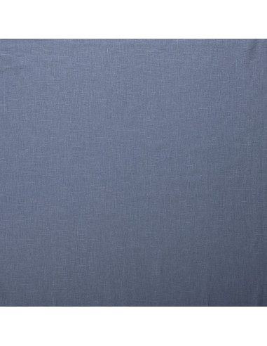 Lin/bomulls tyg Indigo