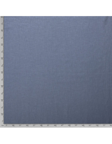 Lin/bomulls tyg Indigo