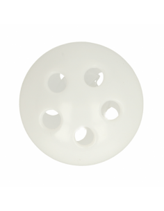 Babybjällra vit 28mm