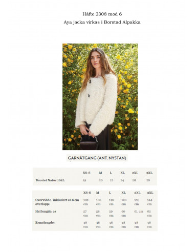 Mönsterhäfte 2308 DIY Dam Svensk Text