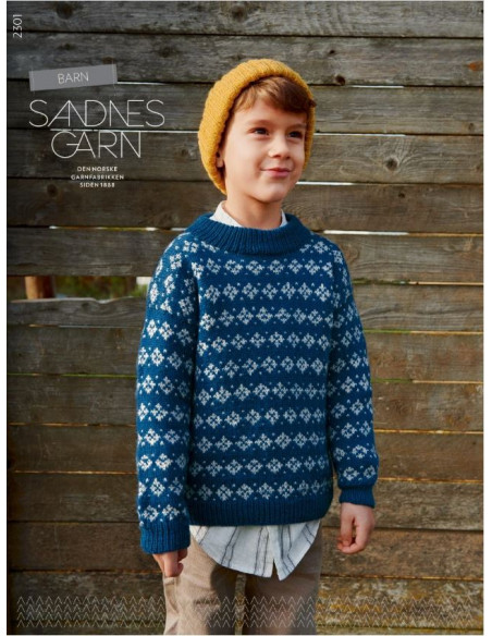 Mönsterhäfte 2301 Barn Svensk text