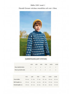 Mönsterhäfte 2301 Barn Svensk text 2