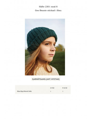 Mönsterhäfte 2301 Barn Svensk text