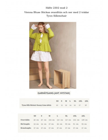 Mönsterhäfte 2302 DIY Svensk Text