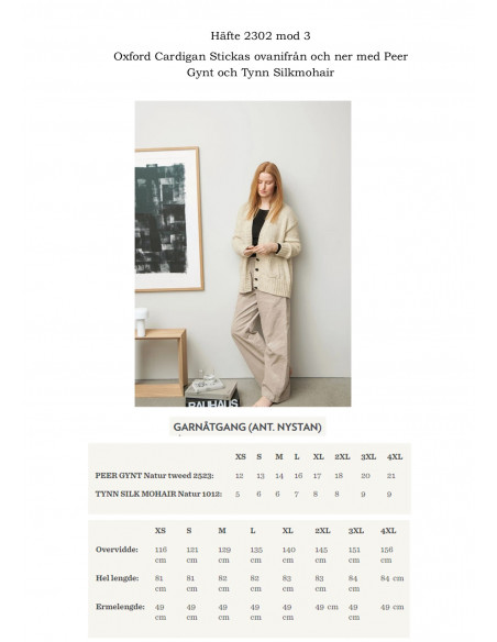 Mönsterhäfte 2302 DIY Svensk Text