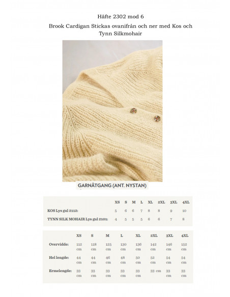 Mönsterhäfte 2302 DIY Svensk Text