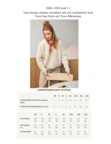 Mönsterhäfte 2302 DIY Svensk Text