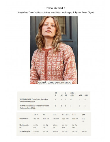 Tema 75 Norska Ikoner Dam Norsk textdel