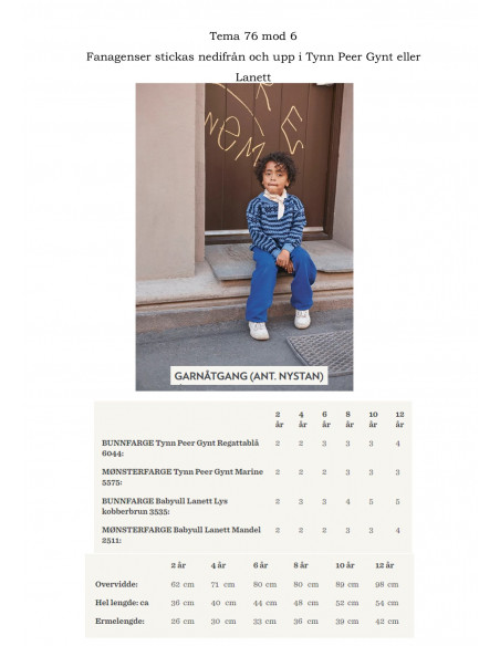 Tema 76 Norska Ikoner Barn Norsk textdel