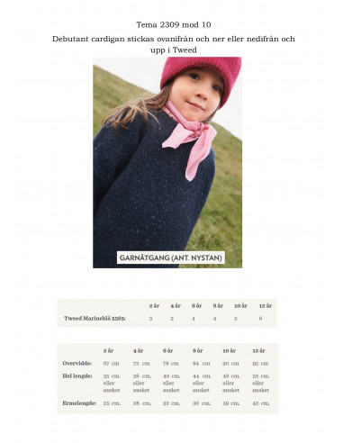 Mönsterhäfte 2309 Myk Start Til Barna Svensk Text