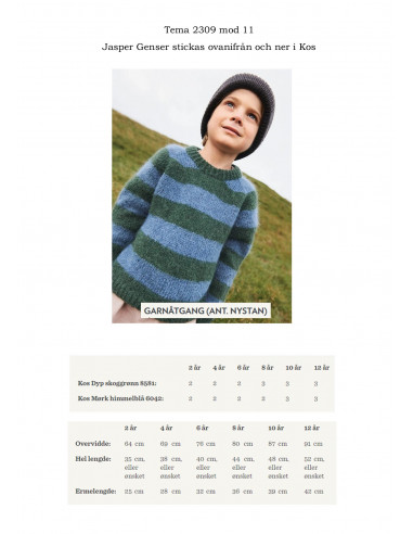 Mönsterhäfte 2309 Myk Start Til Barna Svensk Text